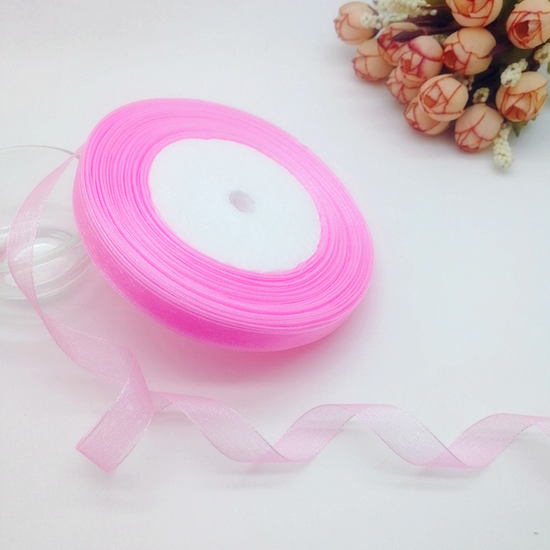 50 Yards 10/20/25mm Width Spoo - Organza Ribbon Spool recensione e prezzo