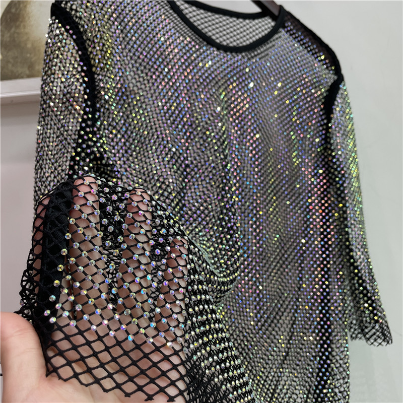 ColorShiny Diamonds  Electric  - Crystal Mesh Fabric recensione e prezzo