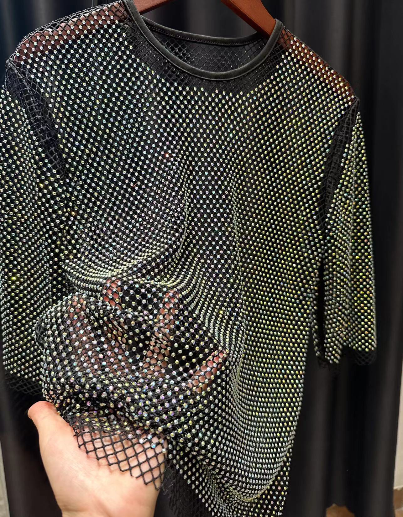 ColorShiny Diamonds  Electric  - Crystal Mesh Fabric recensione e prezzo
