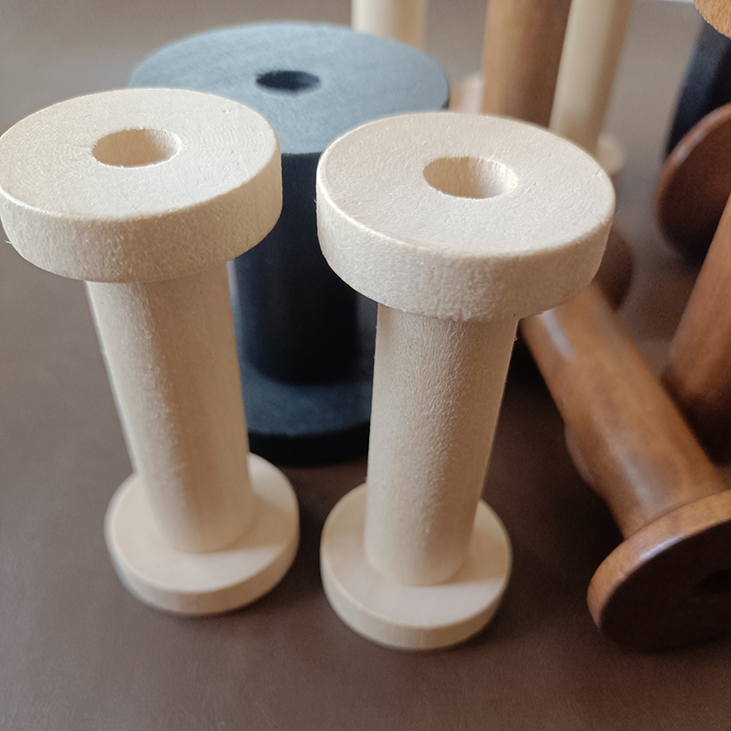 10Pcs/Set Vintage Natural Wood - Organza Ribbon Spool recensione e prezzo