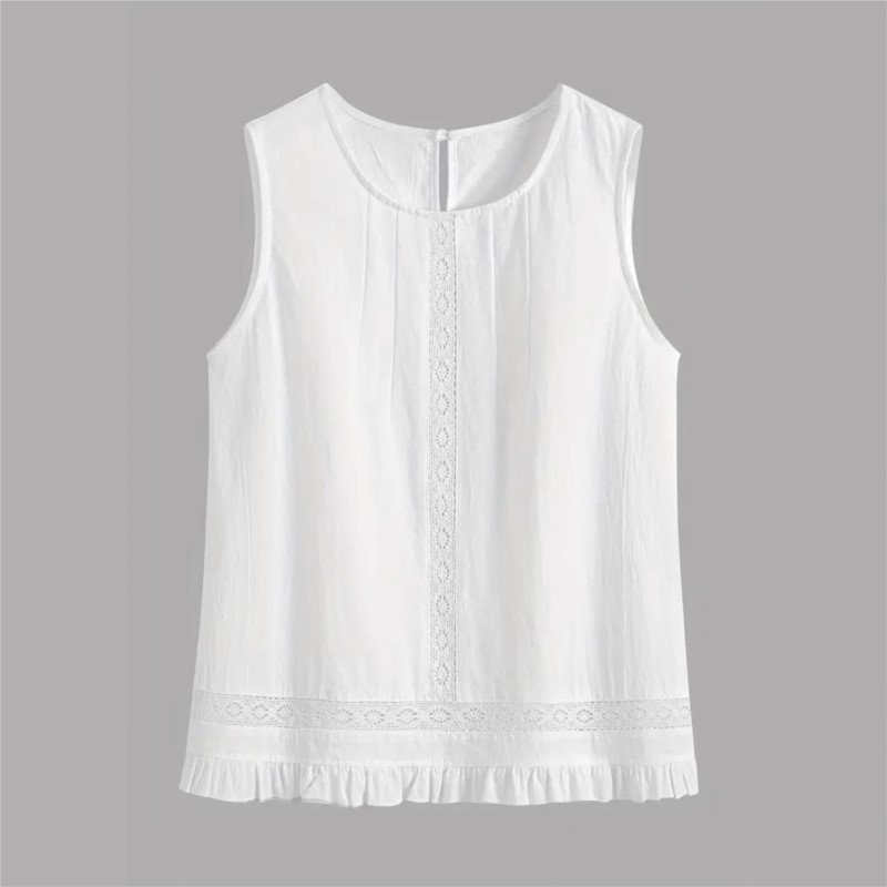 New Women Summer 2Piece Set Wh - Elastic Lace Trim recensione e prezzo