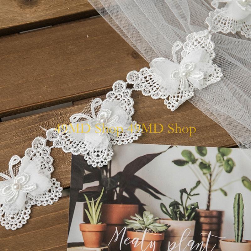 49MD 1 Yard Bowknot for Butter - Lace Ribbon Trim recensione e prezzo