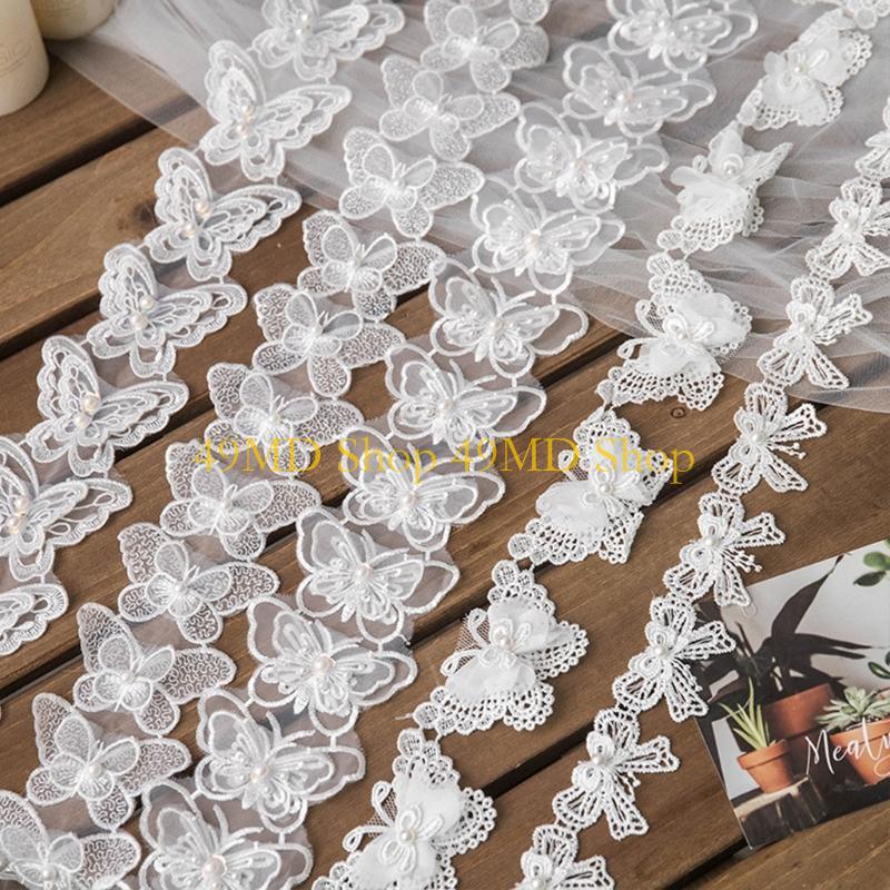 49MD 1 Yard Bowknot for Butter - Lace Ribbon Trim recensione e prezzo
