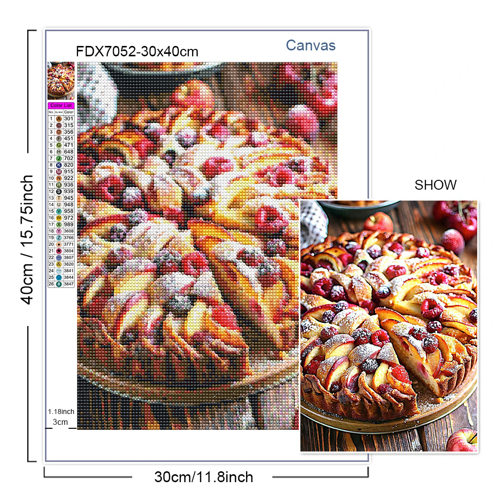 Fruit Diamond Painting Delicio - Embroidery Embellishments recensione e prezzo