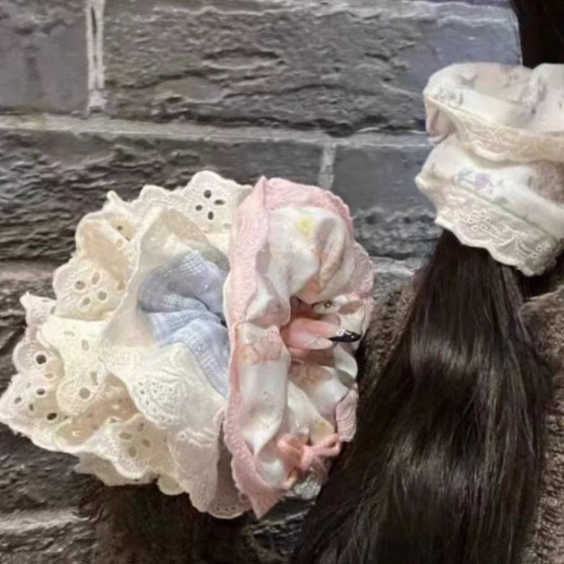 Women's Sweet Elastic Hair Ban - Elastic Lace Trim recensione e prezzo