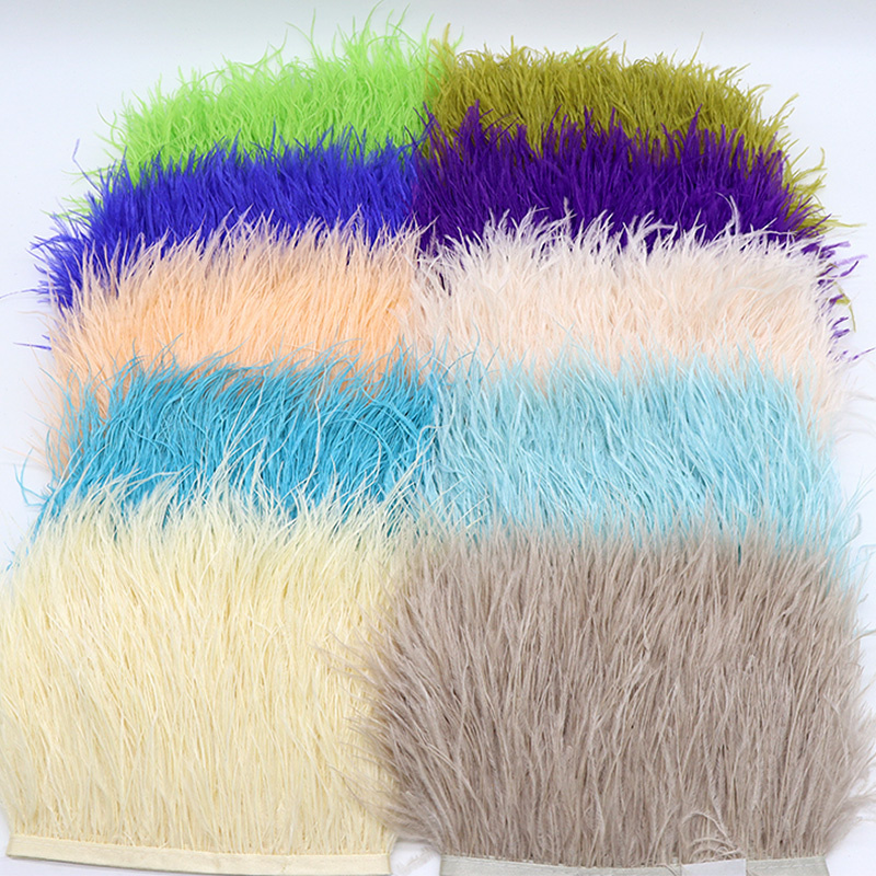 1M 8-10cm Black Ostrich Feathe - Feather Trim Marabou recensione e prezzo