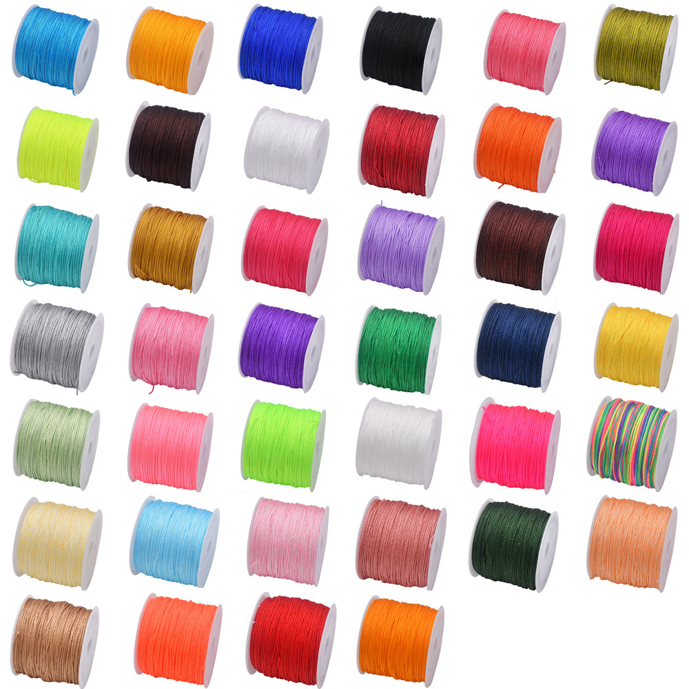 50Yds 0.8mm Crafts Nylon Cord  - Beaded Trim Fringe recensione e prezzo