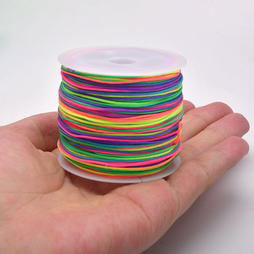 50Yds 0.8mm Crafts Nylon Cord  - Beaded Trim Fringe recensione e prezzo