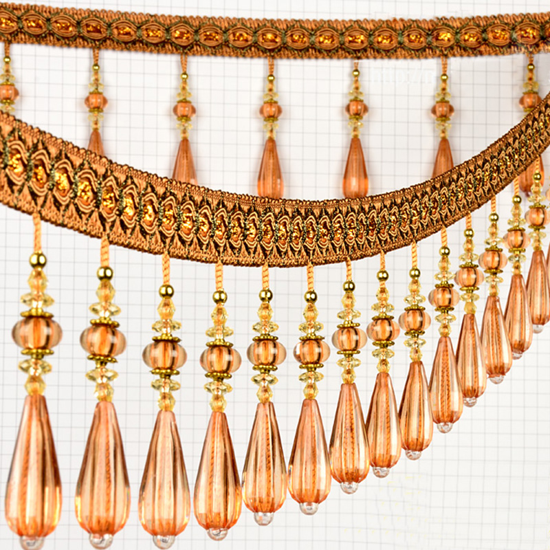 1M Crystal Pendant Tassel Drop - Beaded Trim Fringe recensione e prezzo