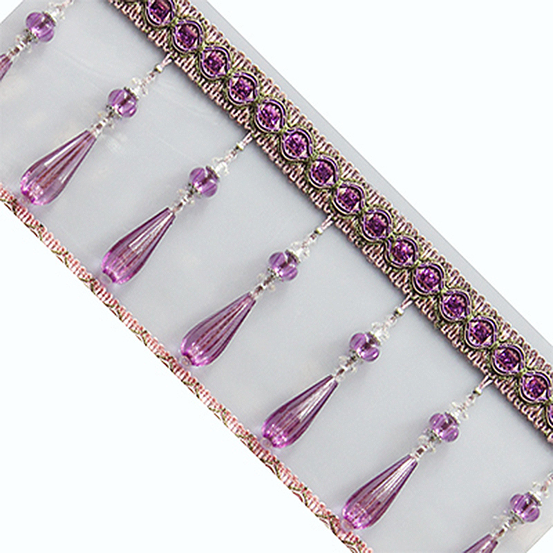 1M Crystal Pendant Tassel Drop - Beaded Trim Fringe recensione e prezzo