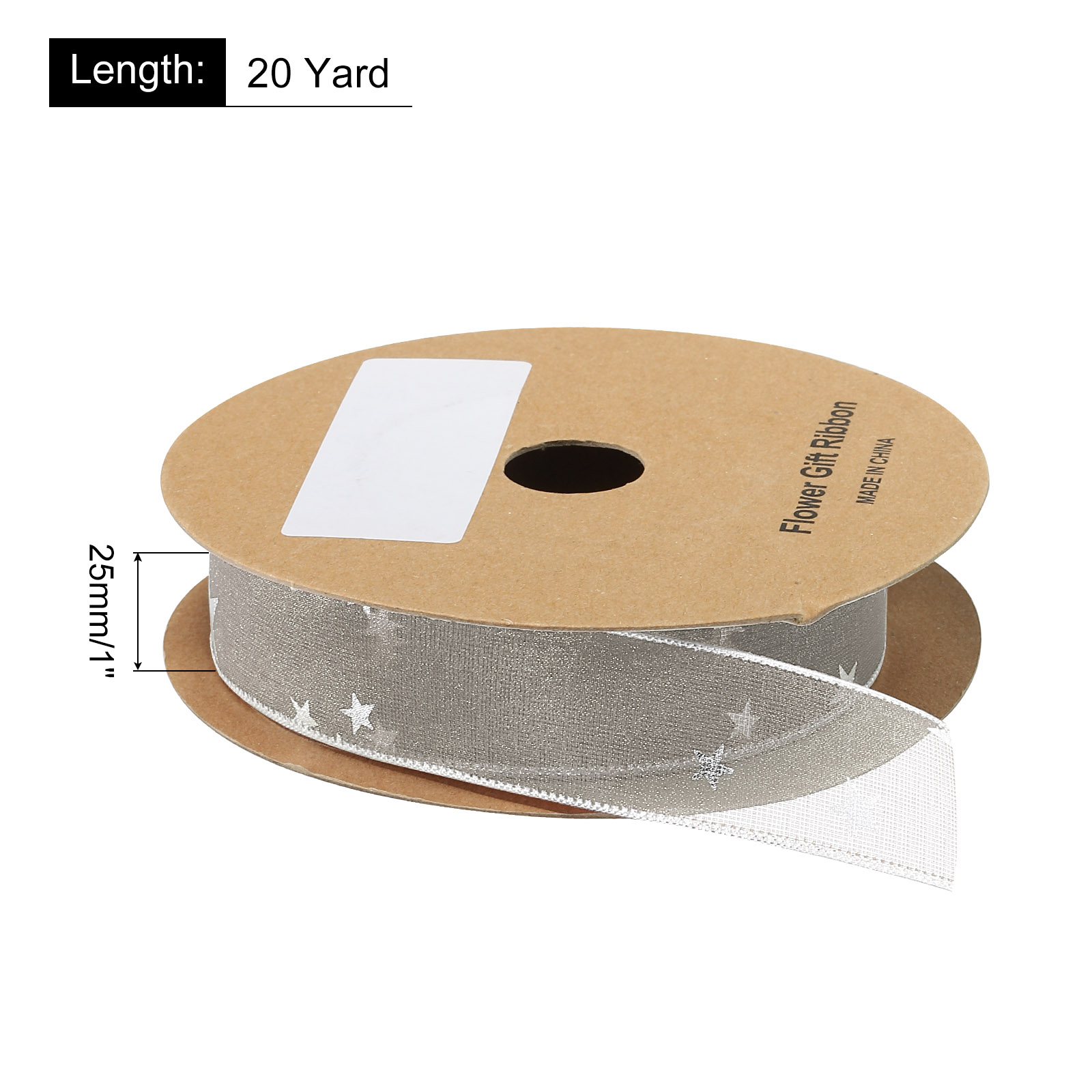 1 Inch 20 Yard Star Organza Sh - Organza Ribbon Spool recensione e prezzo
