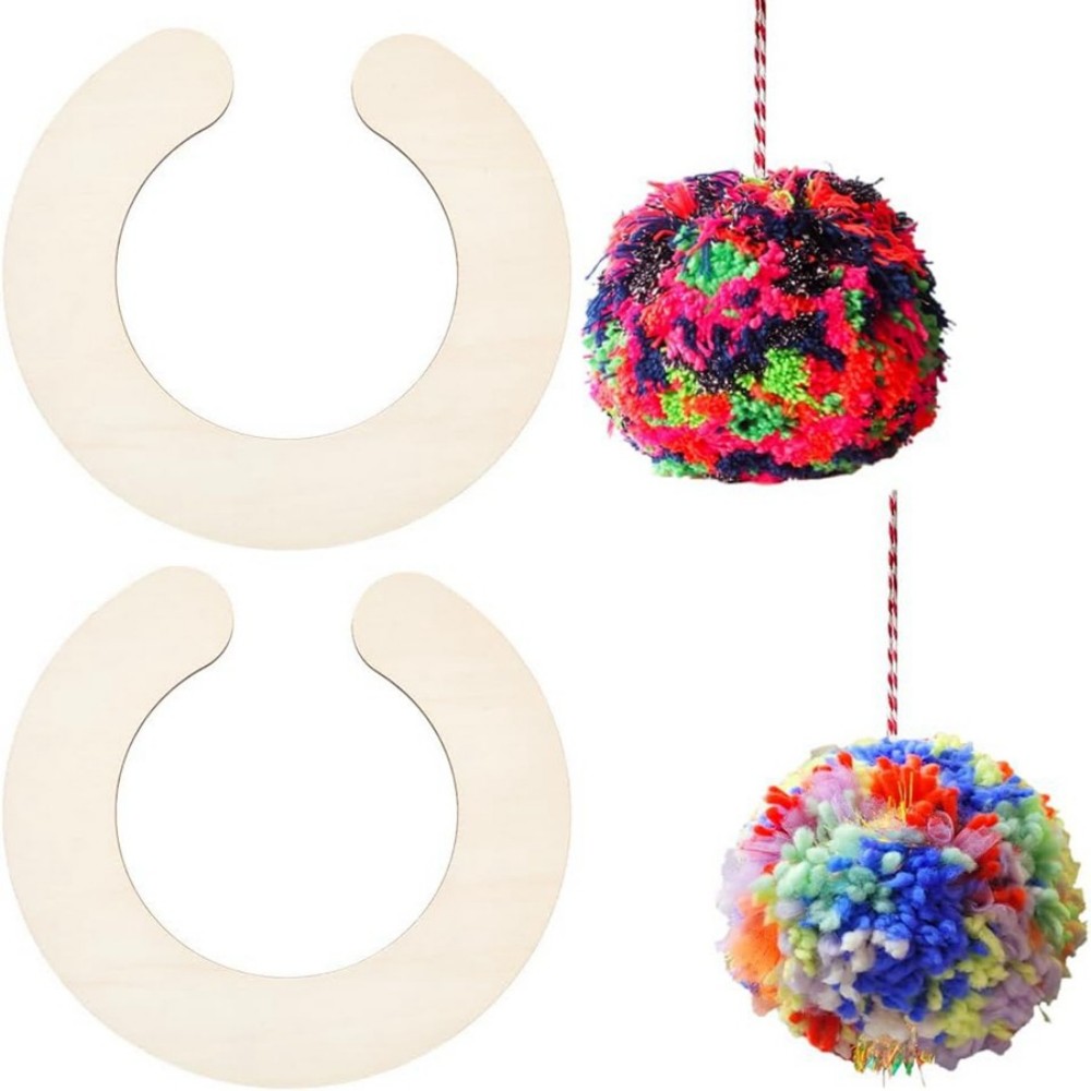 2pcs Wooden Pom Pom Maker Set  - Pom Pom Maker Tool recensione e prezzo