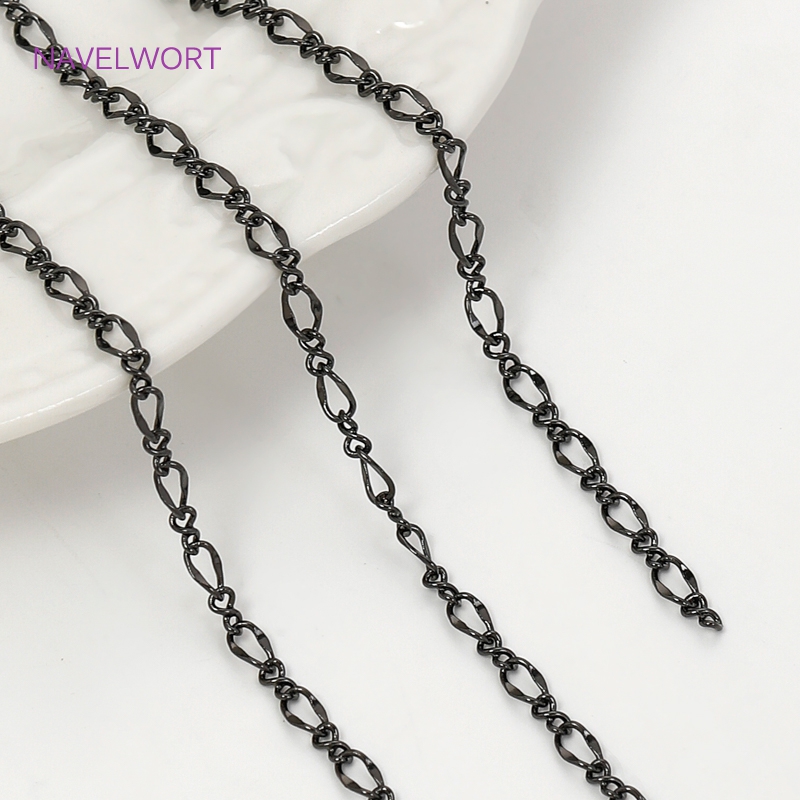 Black Color Oval Thin Chains F - Embroidery Craft recensione e prezzo