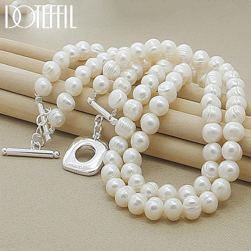 DOTEFFIL 8mm Double White Natu - Pearl Trim Chain recensione e prezzo