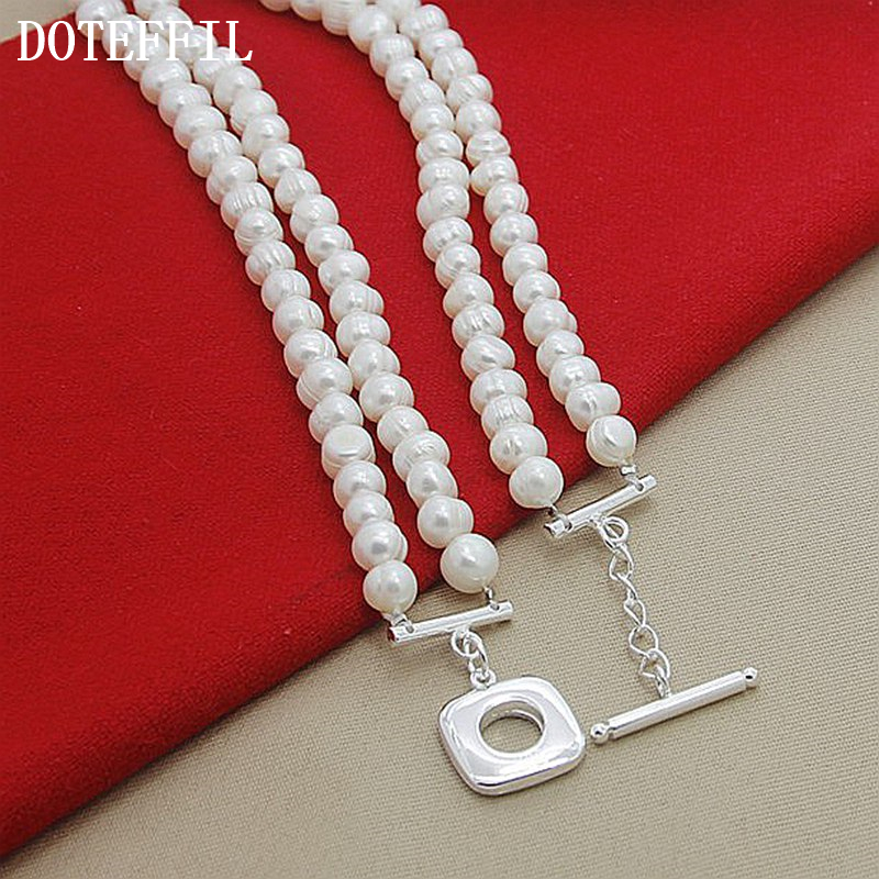DOTEFFIL 8mm Double White Natu - Pearl Trim Chain recensione e prezzo