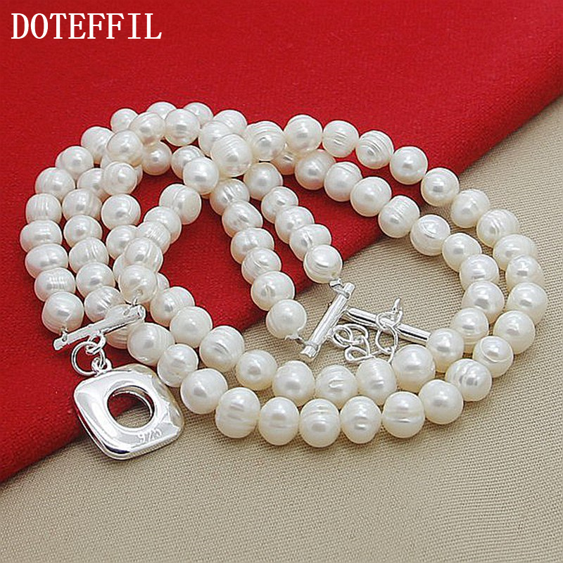 DOTEFFIL 8mm Double White Natu - Pearl Trim Chain recensione e prezzo