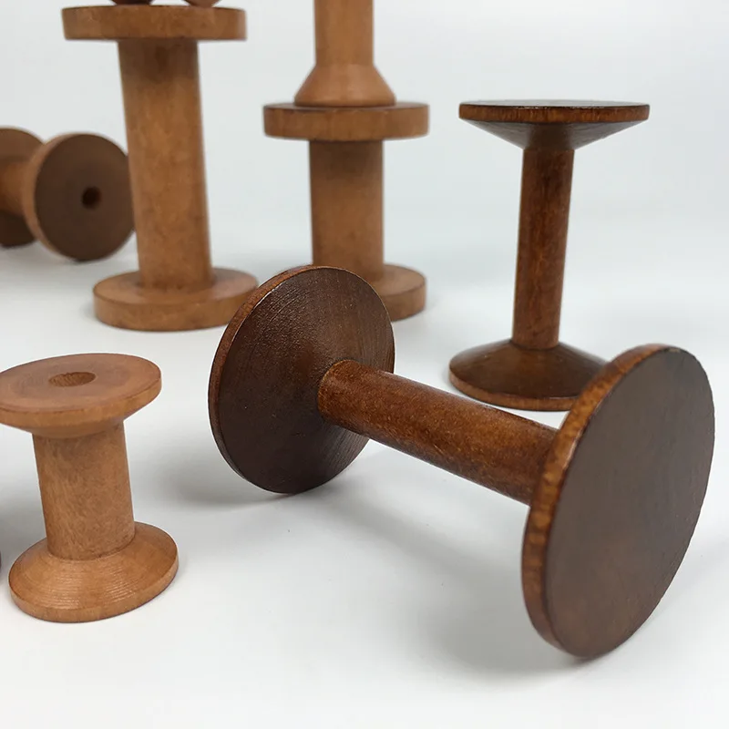 Vintage Wooden Spools DIY Reel - Organza Ribbon Spool recensione e prezzo