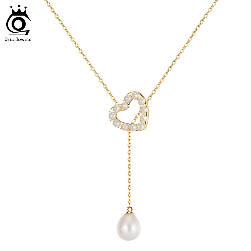 ORSA JEWELS S925 Love Heart Pe - Pearl Trim Chain recensione e prezzo