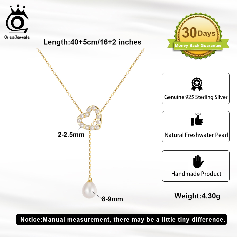 ORSA JEWELS S925 Love Heart Pe - Pearl Trim Chain recensione e prezzo