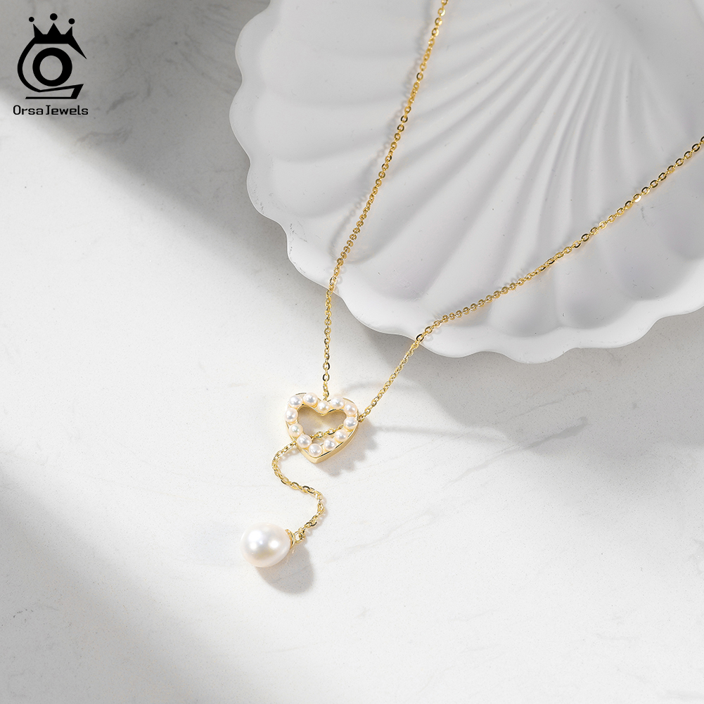 ORSA JEWELS S925 Love Heart Pe - Pearl Trim Chain recensione e prezzo