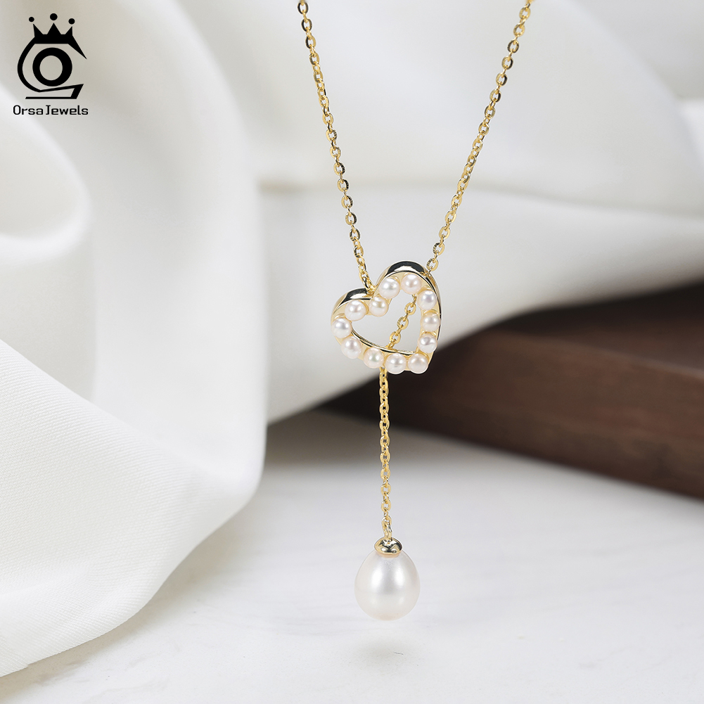 ORSA JEWELS S925 Love Heart Pe - Pearl Trim Chain recensione e prezzo
