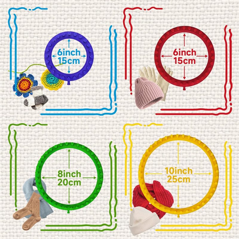 Round Knitting Loom For Hats S - Pom Pom Maker Tool recensione e prezzo