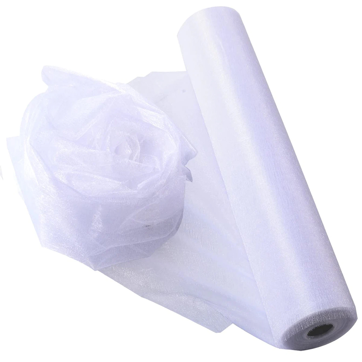 Crystal Organza Fabric Tulle - - Organza Ribbon Spool recensione e prezzo
