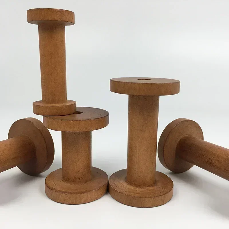 1Pc Vintage Wooden Spools DIY  - Organza Ribbon Spool recensione e prezzo