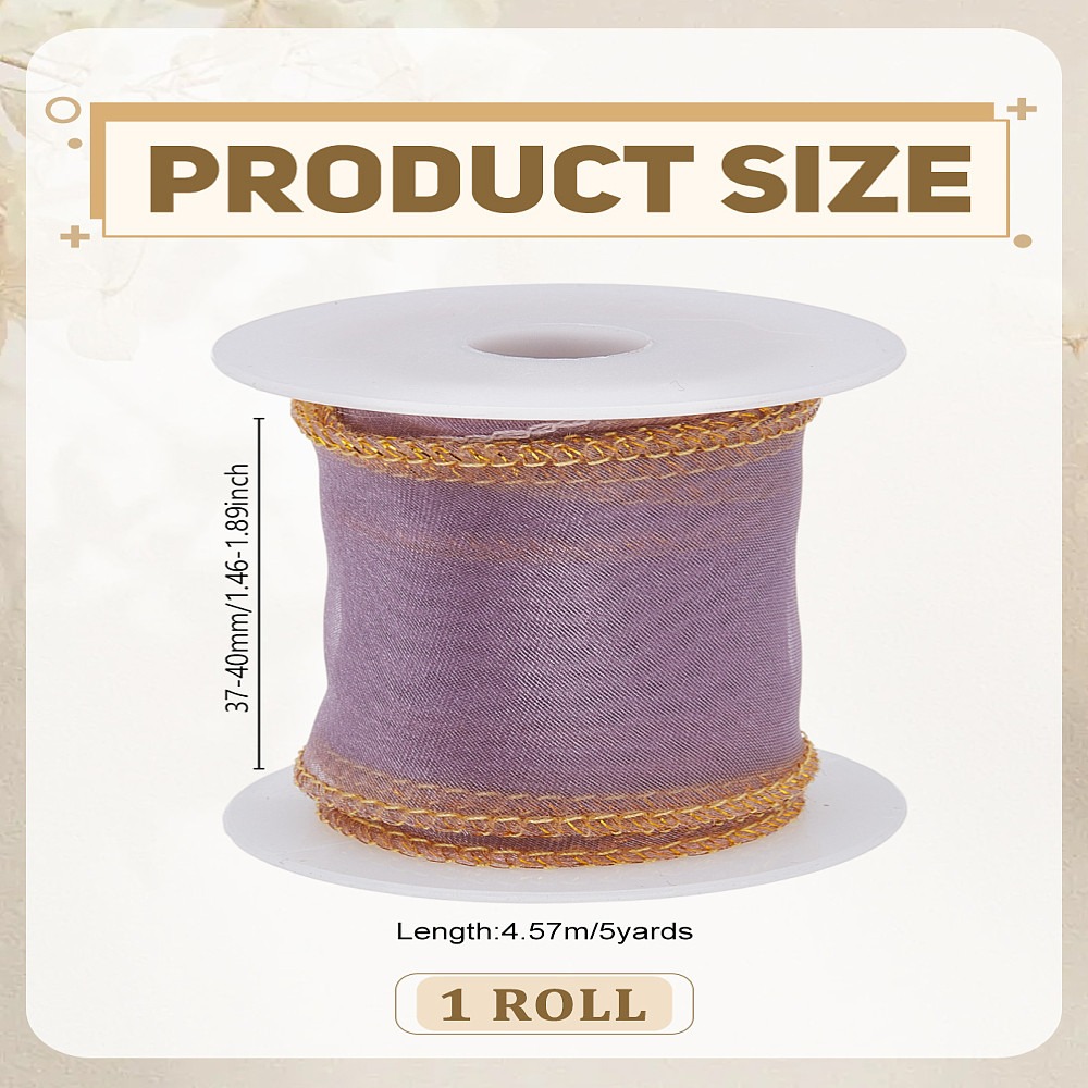 5 Yards Polyester Organza Ribb - Organza Ribbon Spool recensione e prezzo