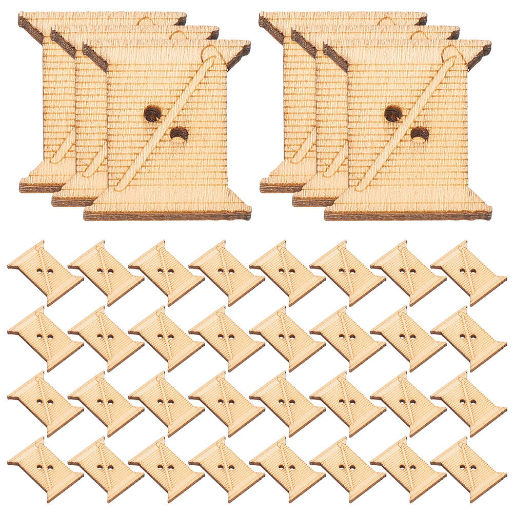100Pcs Wooden Embroidery Floss - Embroidery Craft recensione e prezzo