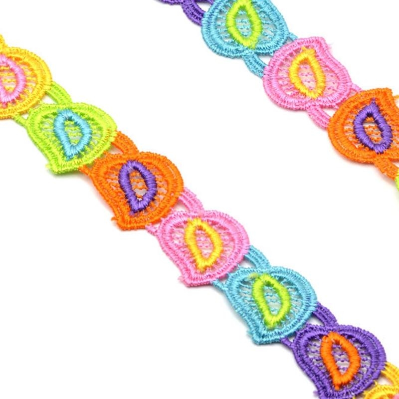 R1WE 15 Yards 2.5cm Colorful H - Lace Ribbon Trim recensione e prezzo