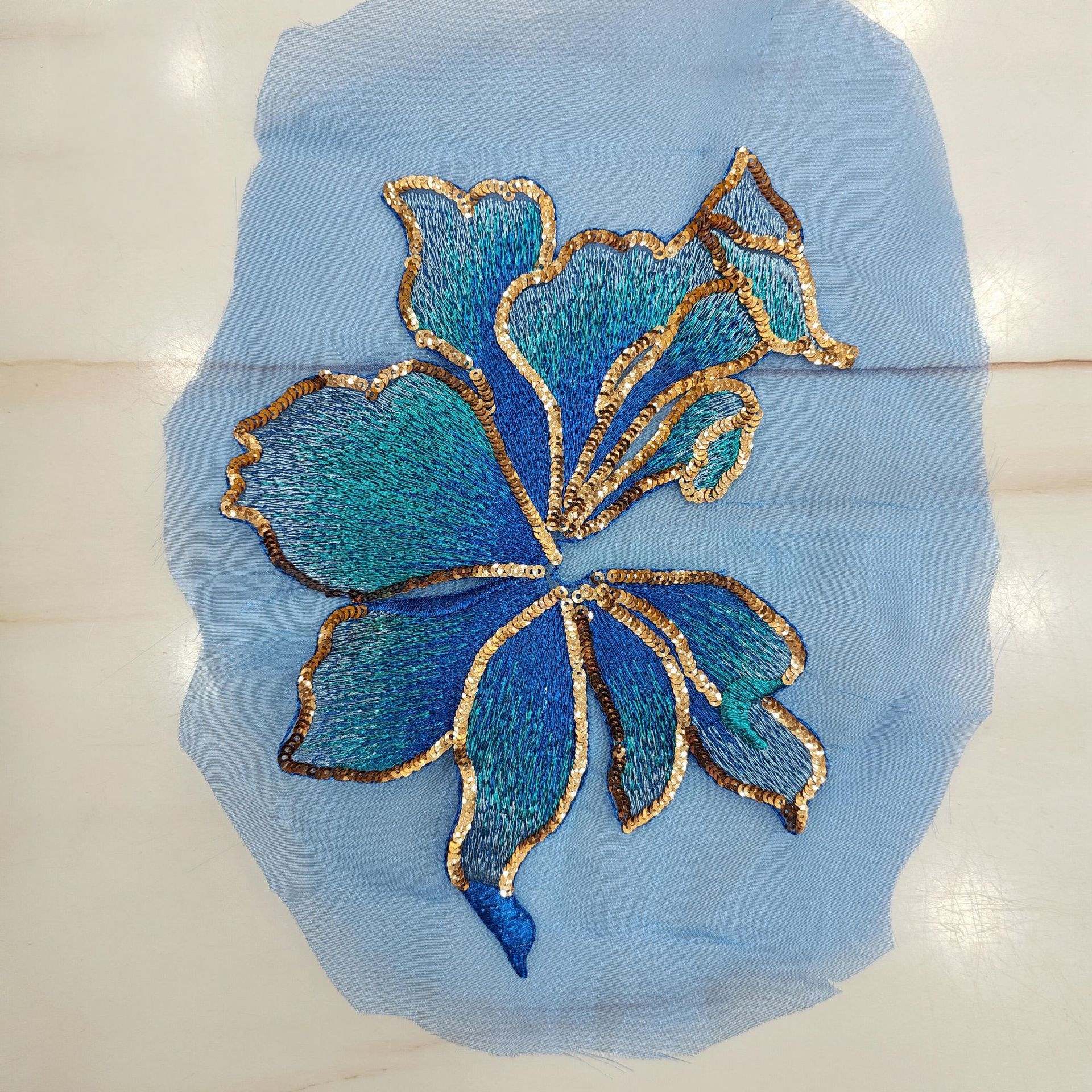 Organza Embroidery Applique Pa - Embellish Craft recensione e prezzo