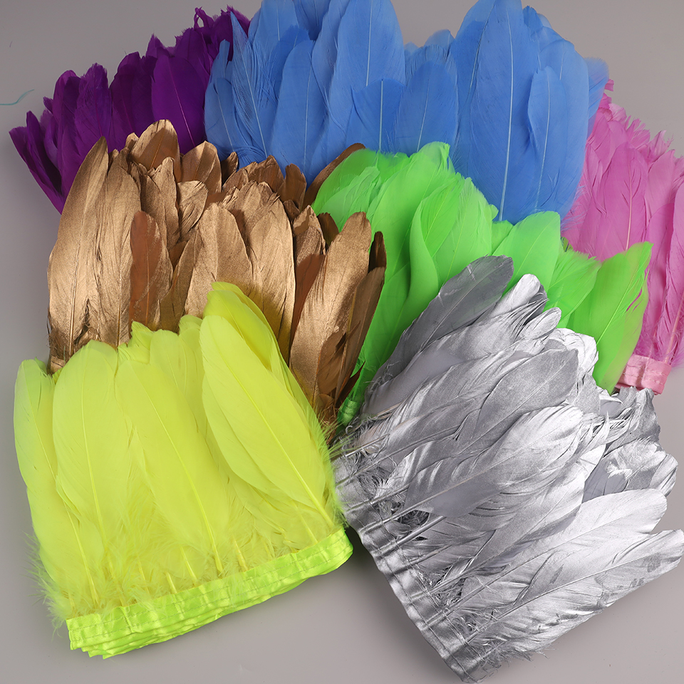 10Meters Goose Feathers on Tap - Feather Trim Marabou recensione e prezzo