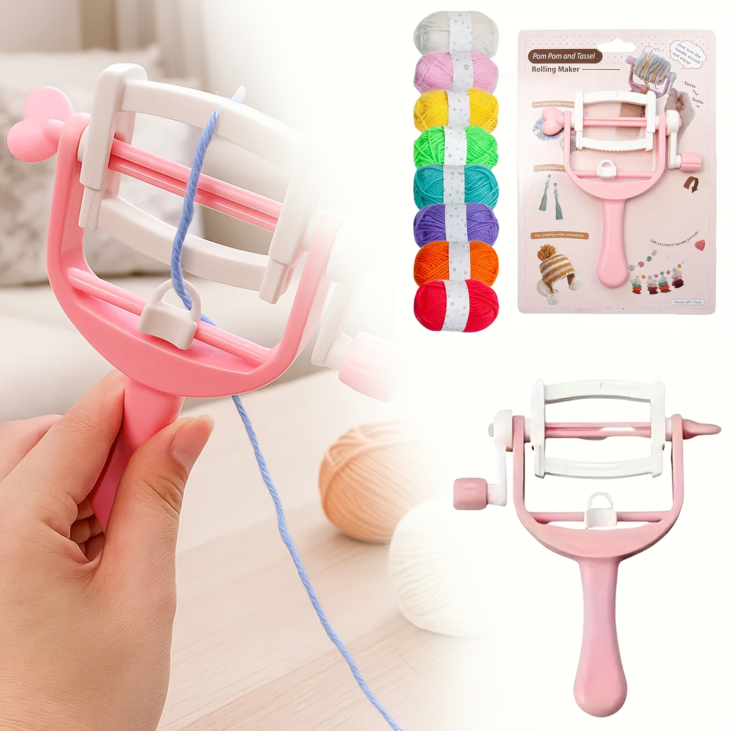 Hand-cranked Winding Coil Fur  - Pom Pom Maker Tool recensione e prezzo
