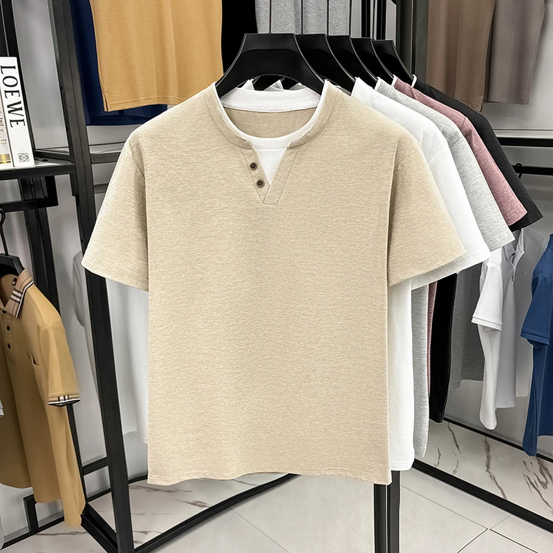 Men's Minimalist Henley Neck T - Embellish Knit recensione e prezzo