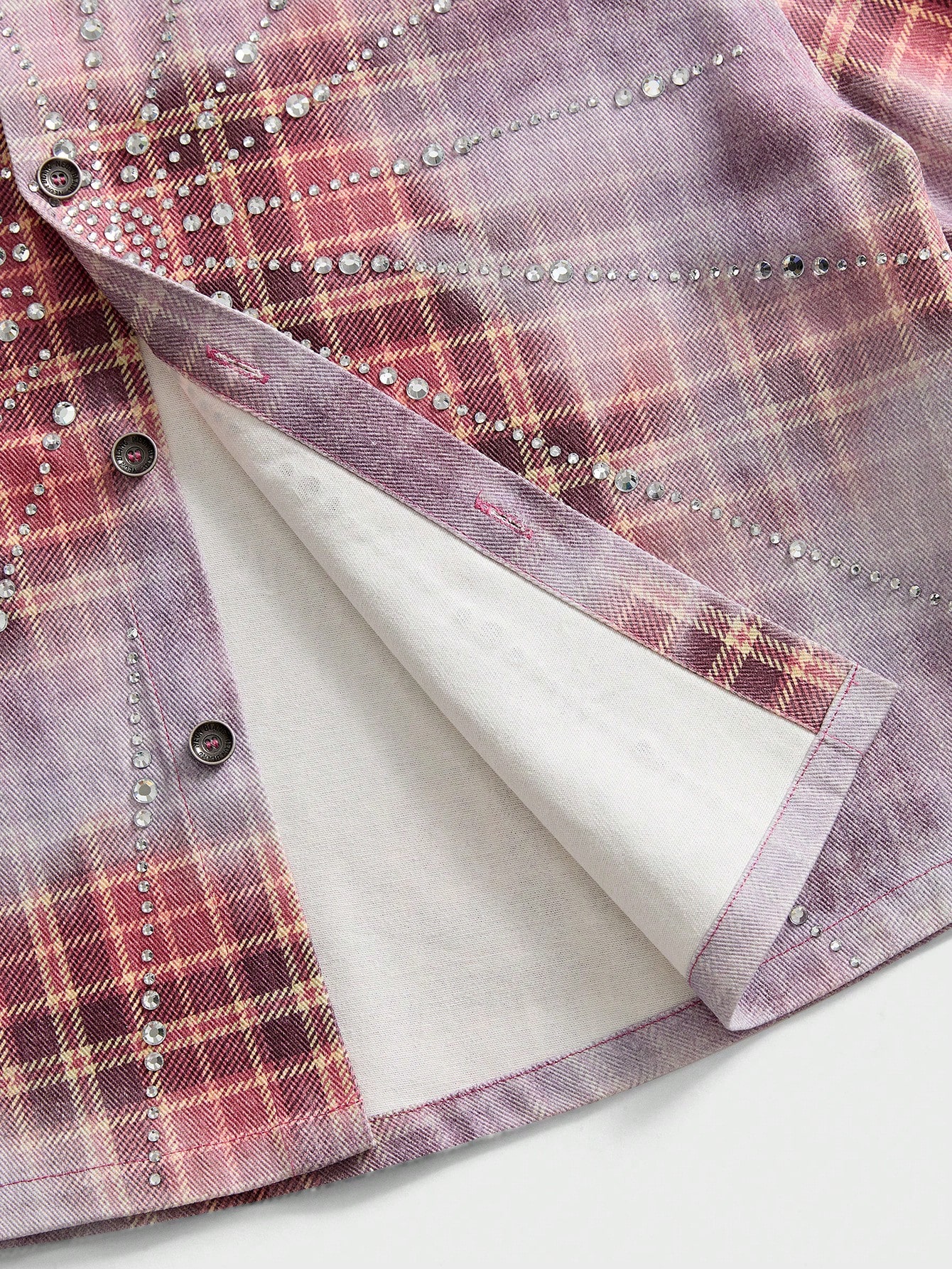 Mens Plaid Denim Shirt With Rh - Embellish Knit recensione e prezzo