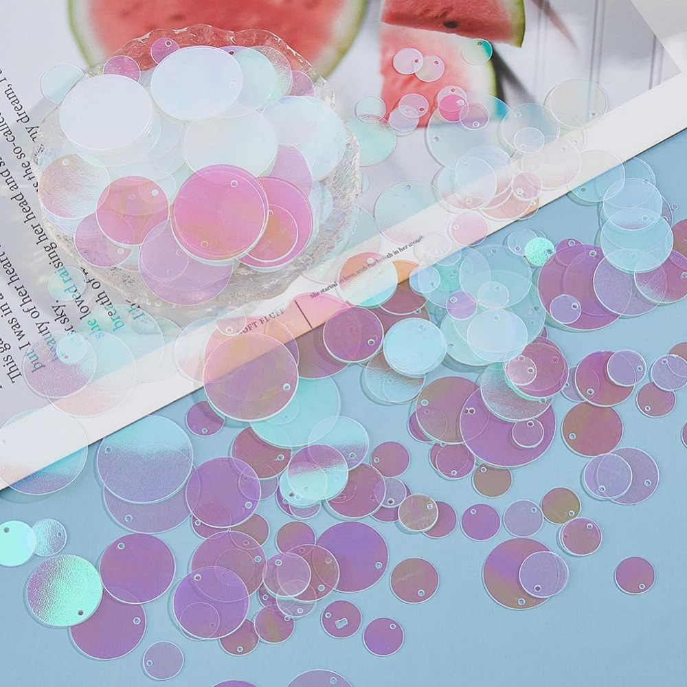 1800Pcs 6 Sizes Loose Sequin F - Embroidery Craft recensione e prezzo