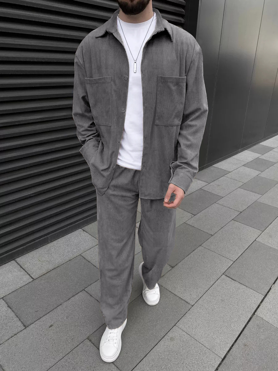 Men's corduroy two-piece outfi - Embellish Knit recensione e prezzo