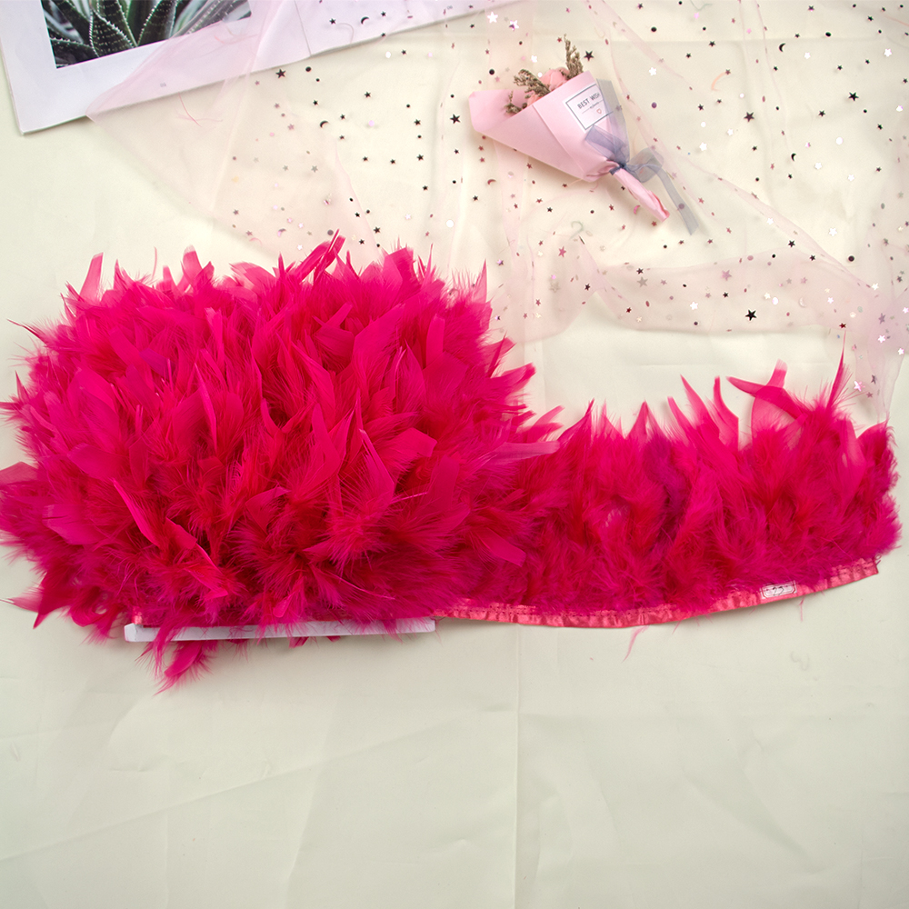 1M Natural Turkey Feathers Tri - Feather Trim Marabou recensione e prezzo