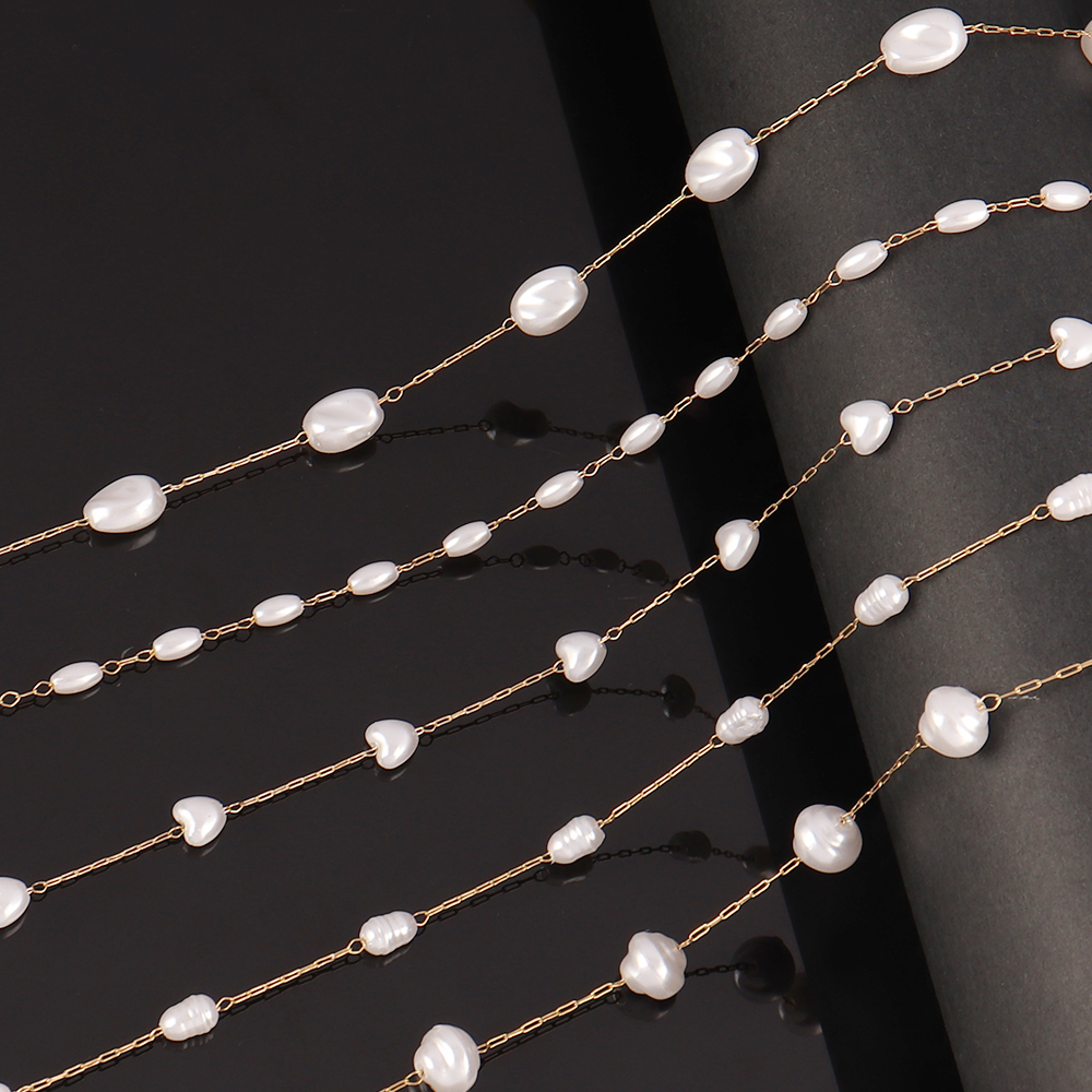1Meters Stainless Steel Chain  - Pearl Trim Chain recensione e prezzo