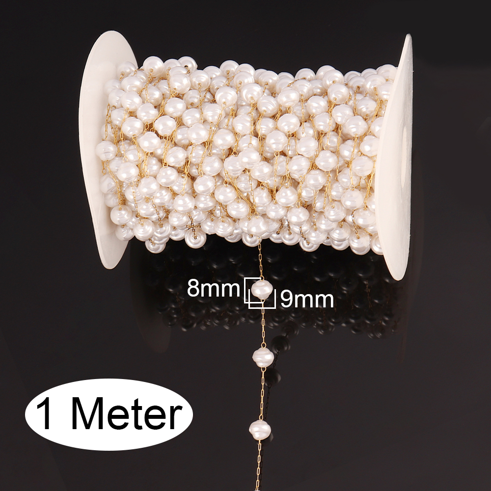 1Meters Stainless Steel Chain  - Pearl Trim Chain recensione e prezzo
