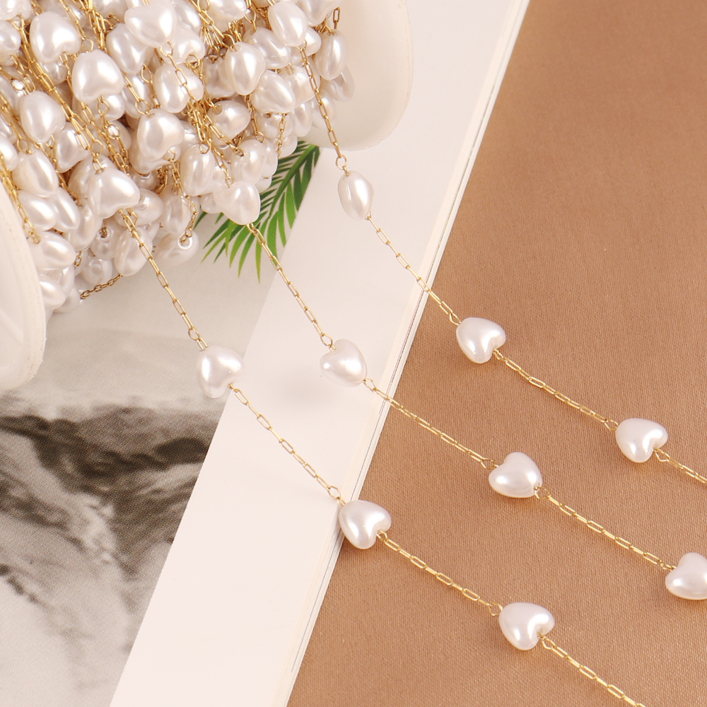 1Meters Stainless Steel Chain  - Pearl Trim Chain recensione e prezzo