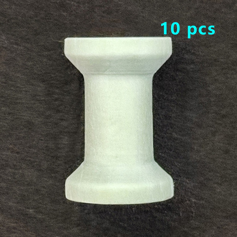 5/10PCS Wooden Bobbins Spools  - Organza Ribbon Spool recensione e prezzo