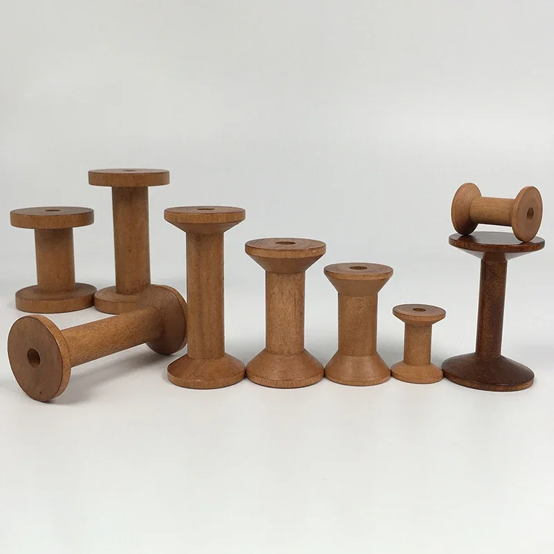 Vintage Wooden Spools DIY Reel - Organza Ribbon Spool recensione e prezzo