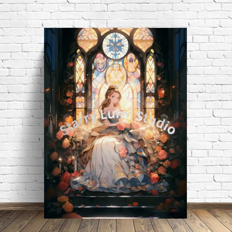 Cute Cinderella Castle 5D Full - Embroidery Embellishments recensione e prezzo