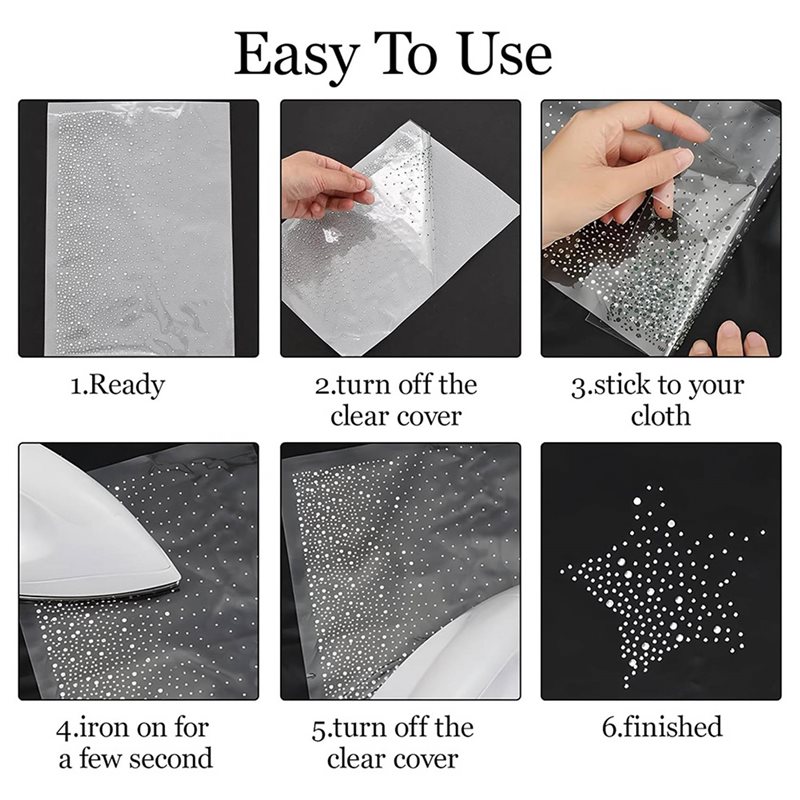 ~Latest Model 51 Sheet Iron-On - Hotfix Rhinestone Sheet recensione e prezzo