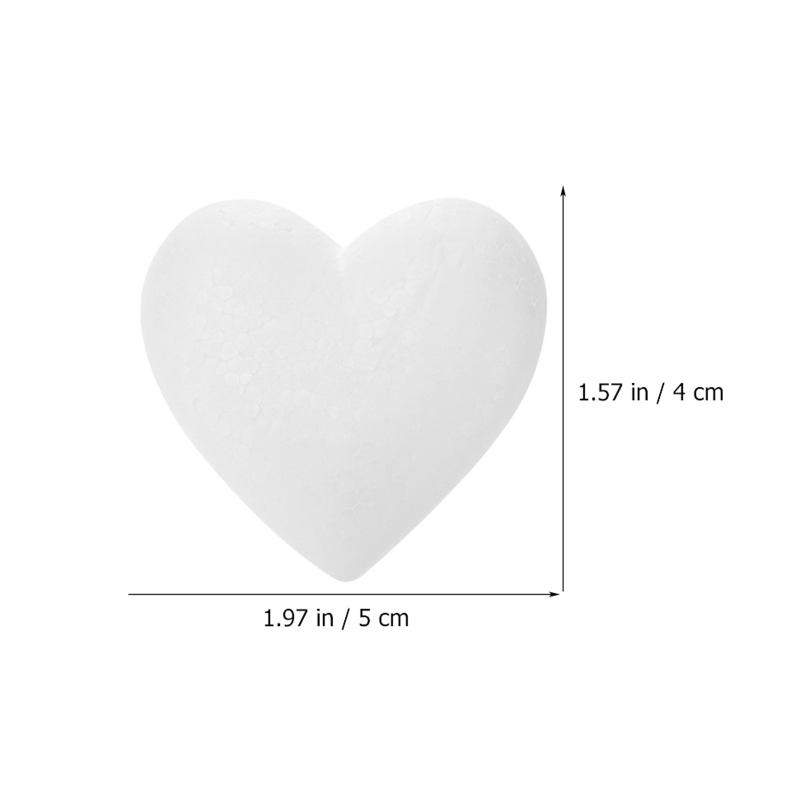 20Pcs Smooth Foam Heart Balls  - Craft Embellishment recensione e prezzo