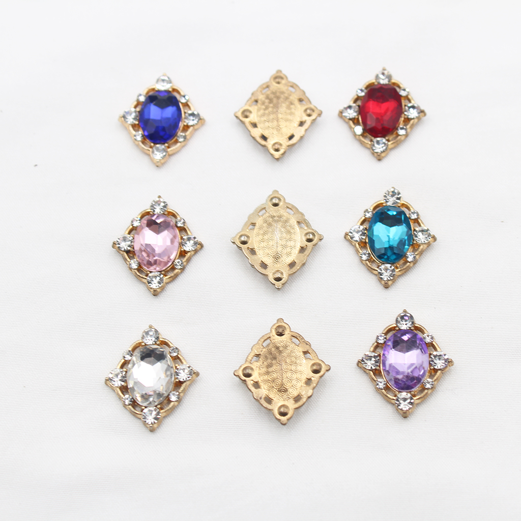 10Pcs Vintage Crystal Sew on C - Embellish Craft recensione e prezzo