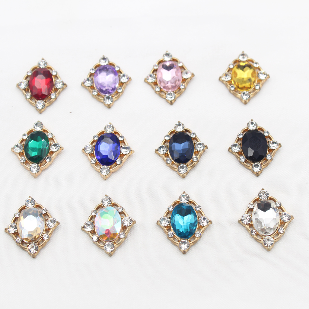 10Pcs Vintage Crystal Sew on C - Embellish Craft recensione e prezzo