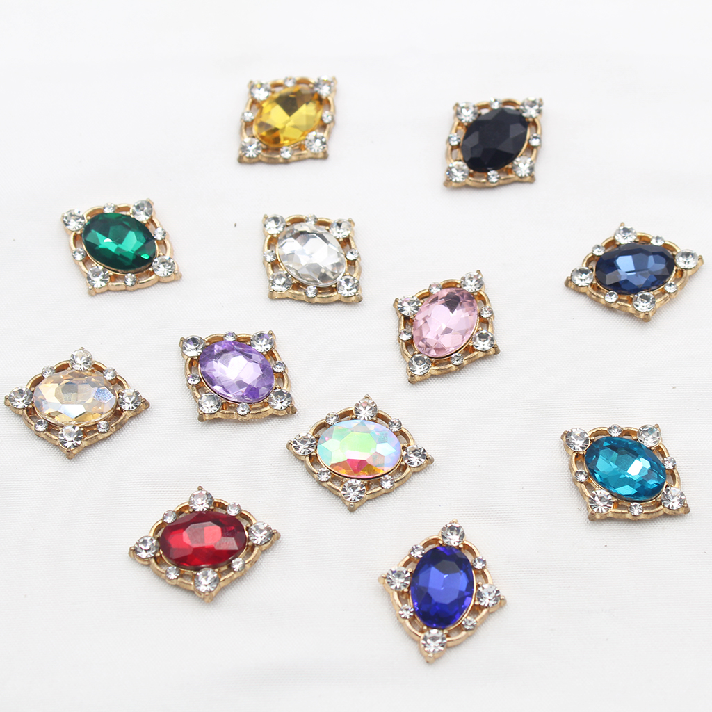 10Pcs Vintage Crystal Sew on C - Embellish Craft recensione e prezzo